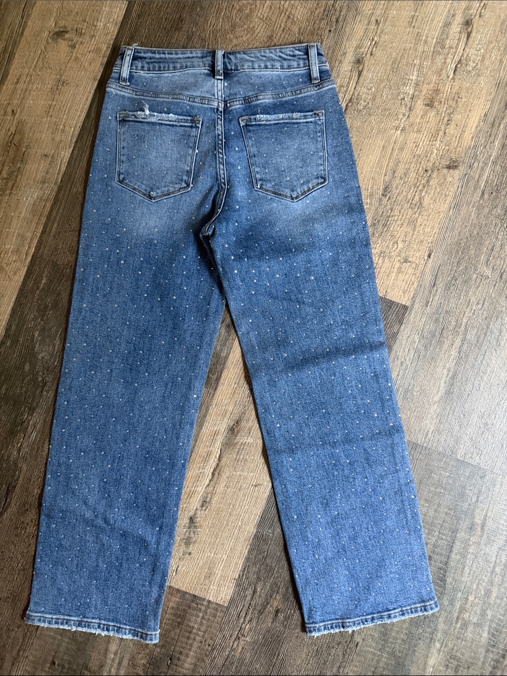 Blakeley Jeans rhinestone cowgirl Straight-Leg Jeans sz 3 NWT - Picture 4 of 6